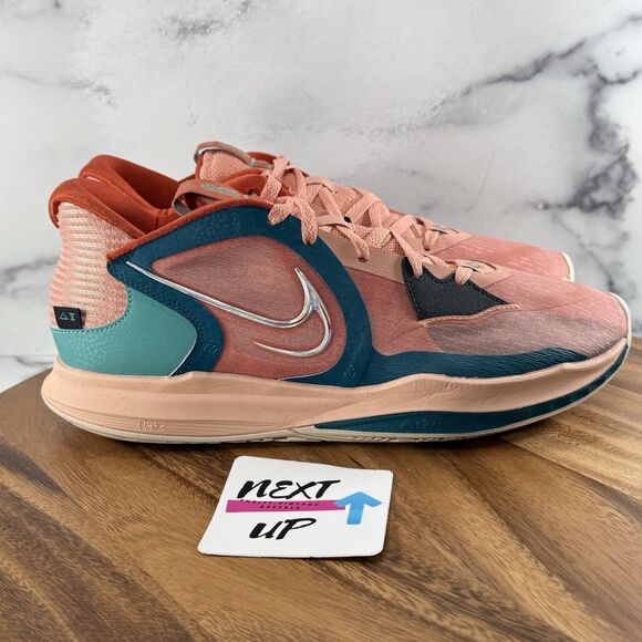 Men’s size 11.5-Nike Kyrie Low 5 Madder Root Bright Spruce MultiColor DJ6012-800 - Picture 3 of 9